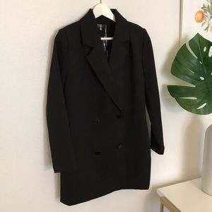 *Missguided* Black Blazer Dress